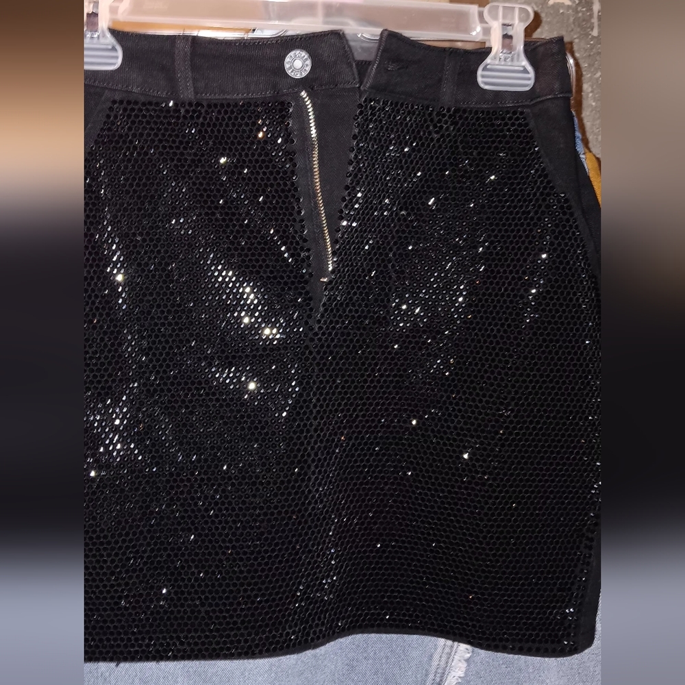 Windsor mini jean skirt
